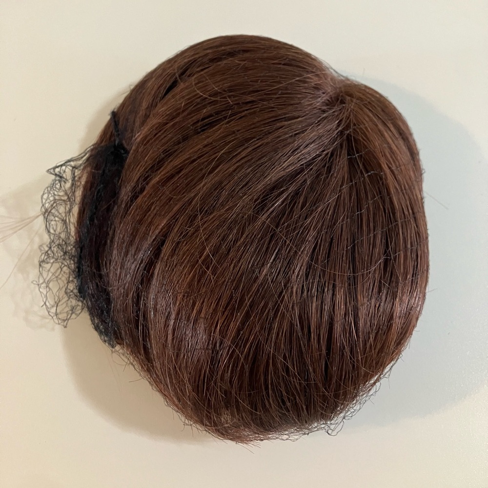 The Hair Shop 100% Human Hair Bang Piece Wig Hairpiece Red Redhead Ginger - Picture 7 of 7